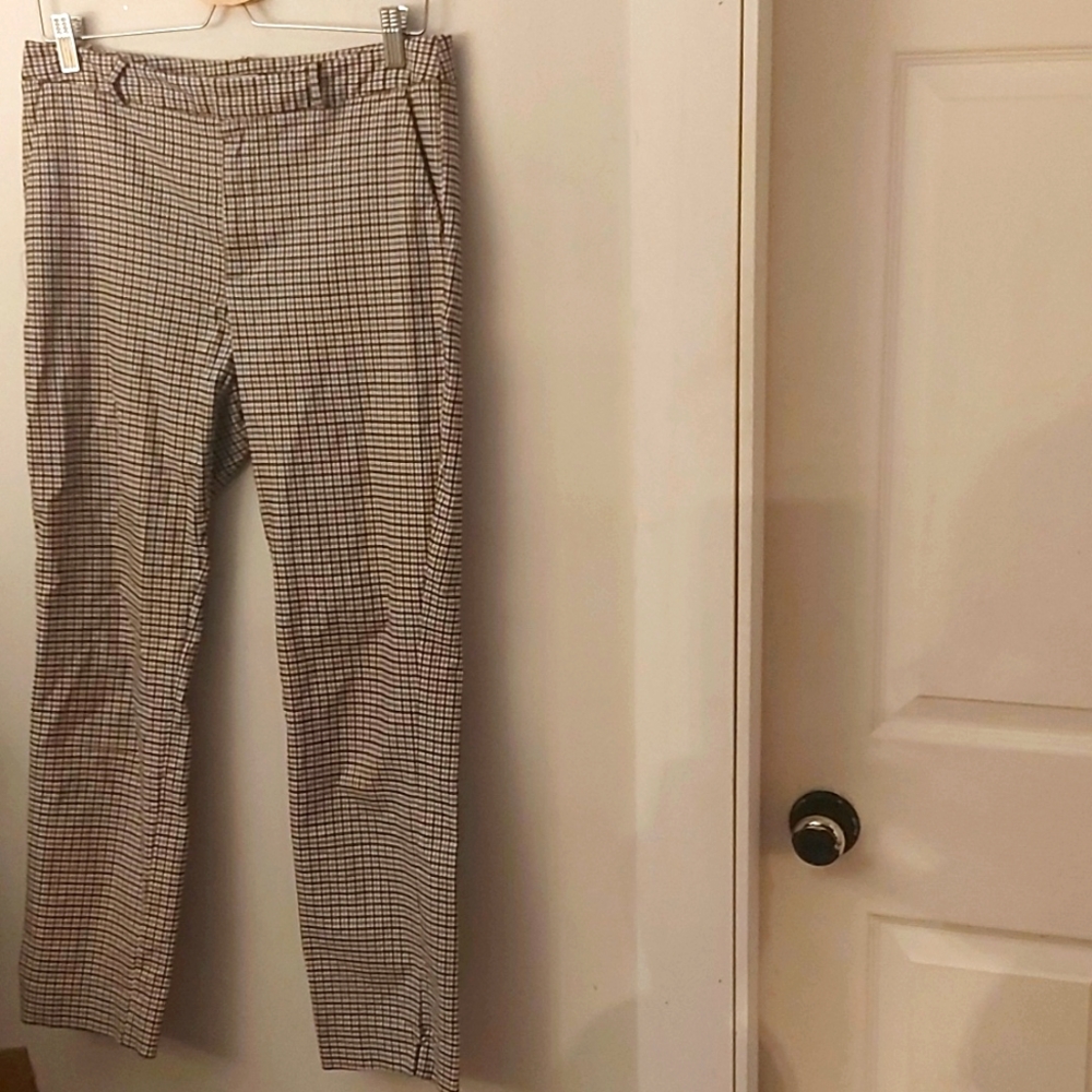 Stradivarius Houndstooth Dress Pants